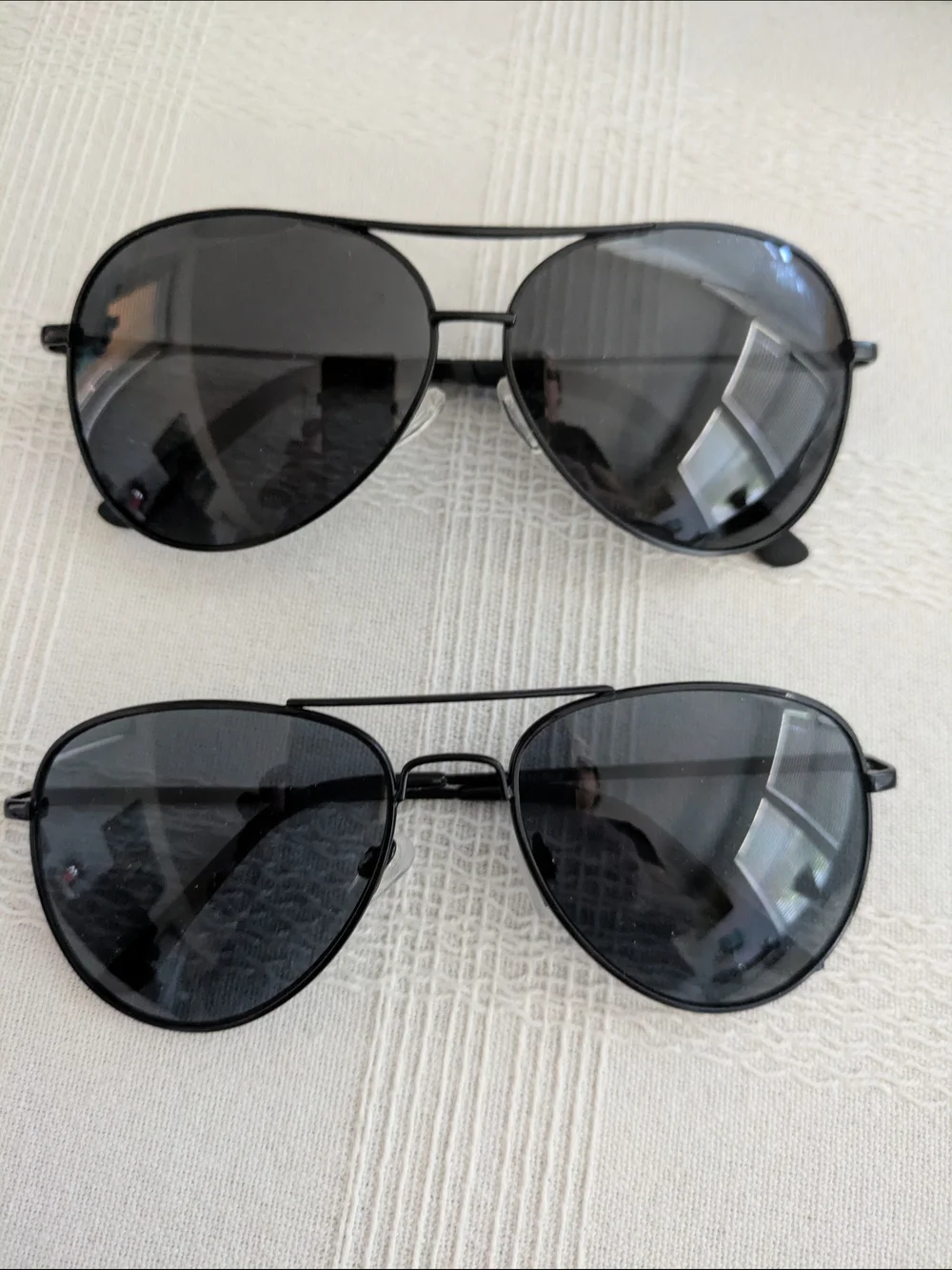 Men's Black Aviator Sunglasses - Classic Metal Frame - Unisex - 2/$16 - NWOT